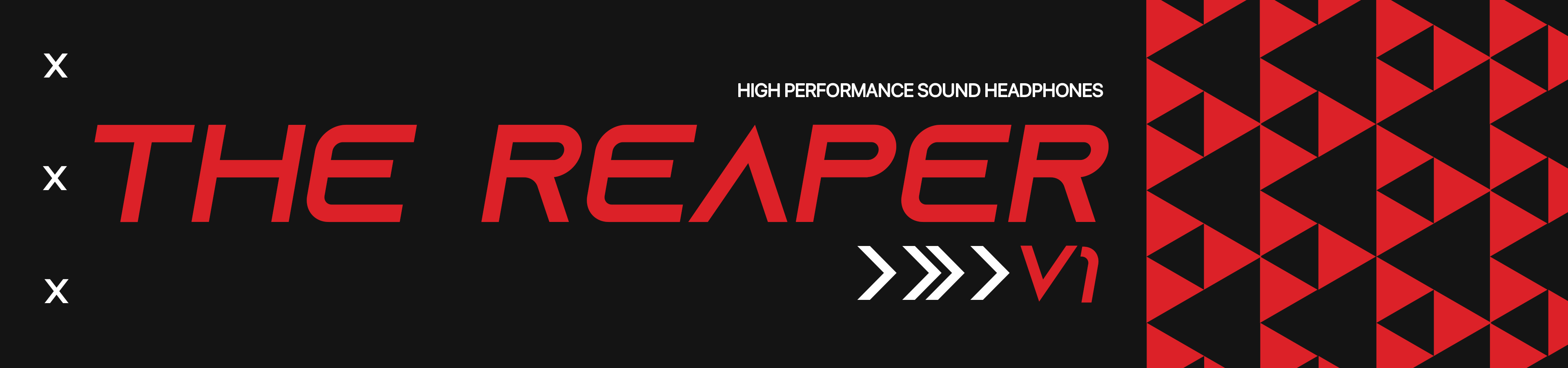 THE REAPER V1 — High Performance Sound Headphones — ARIUM launch banner