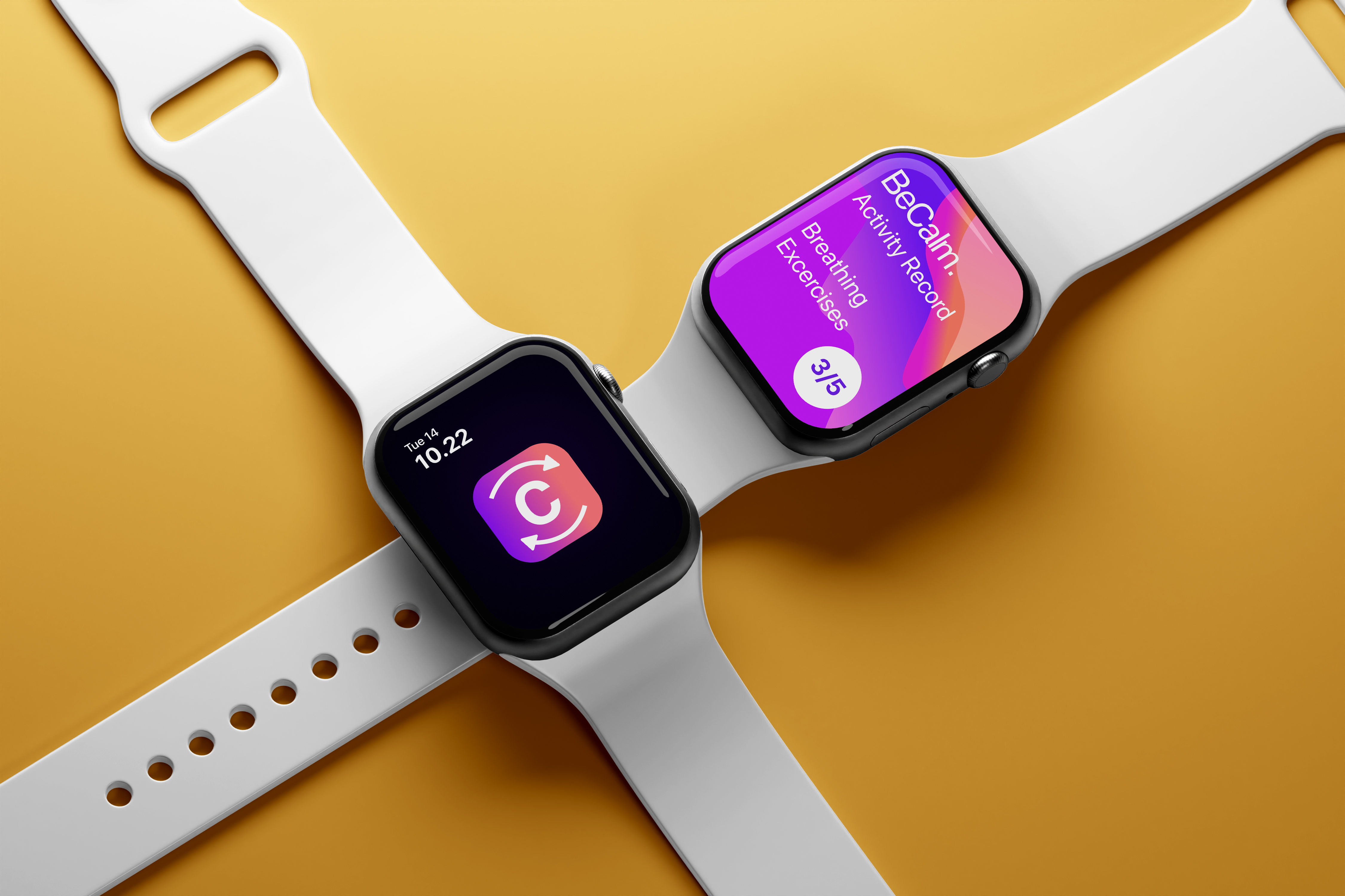 BeCalm Apple Watch UI