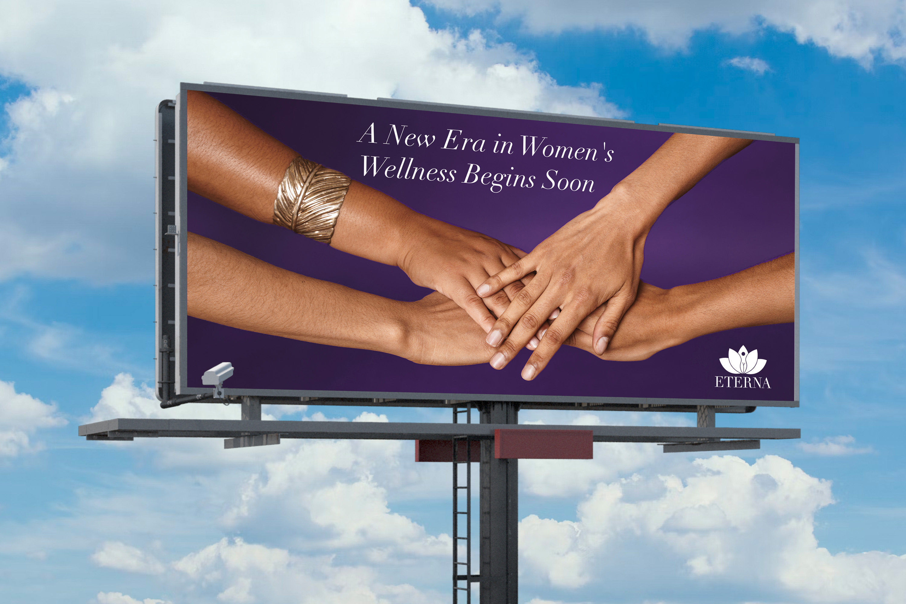 ETERNA billboard — A New Era in Women's Wellness Begins Soon