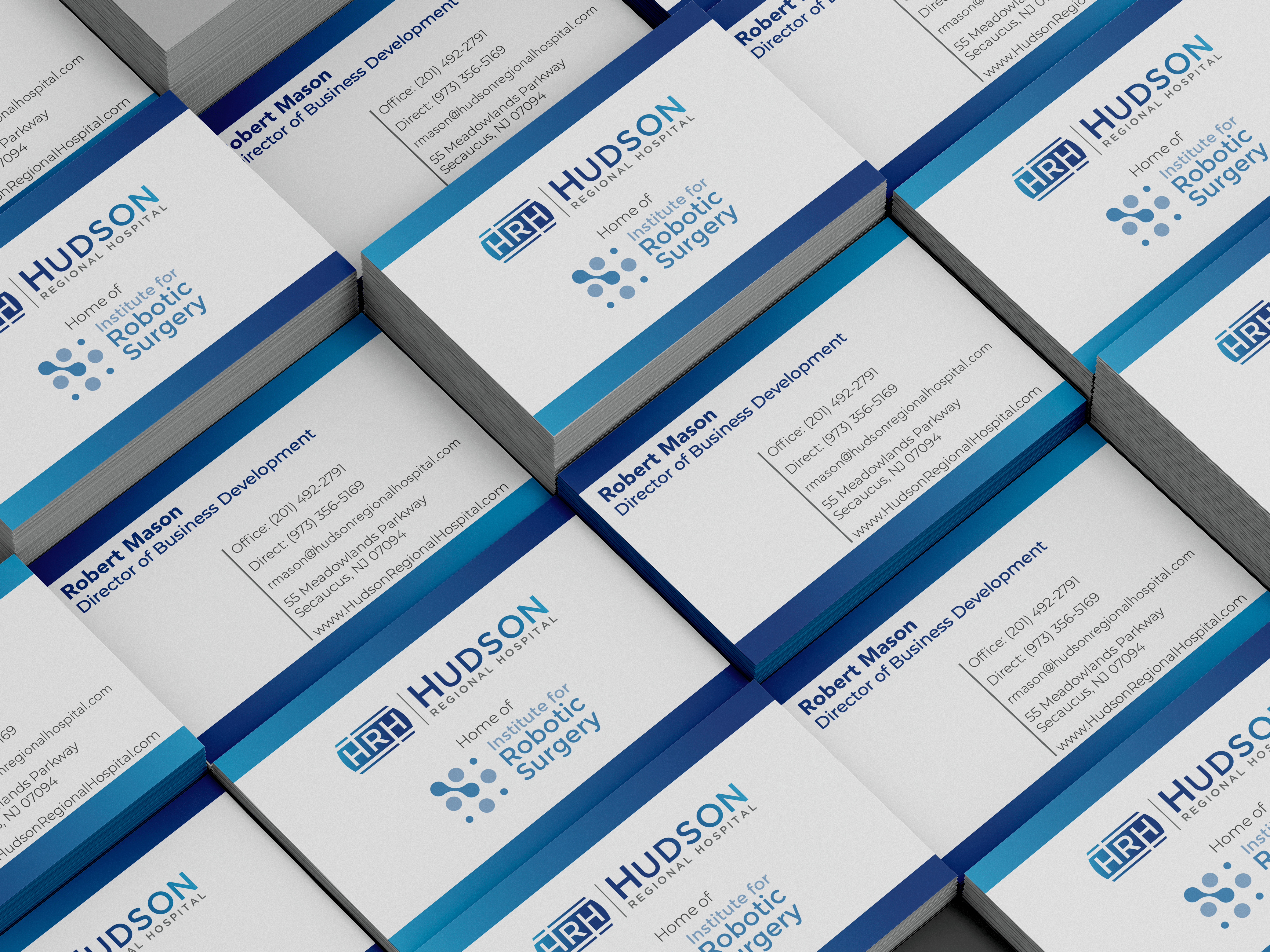 Hudson Regional Hospital business cards