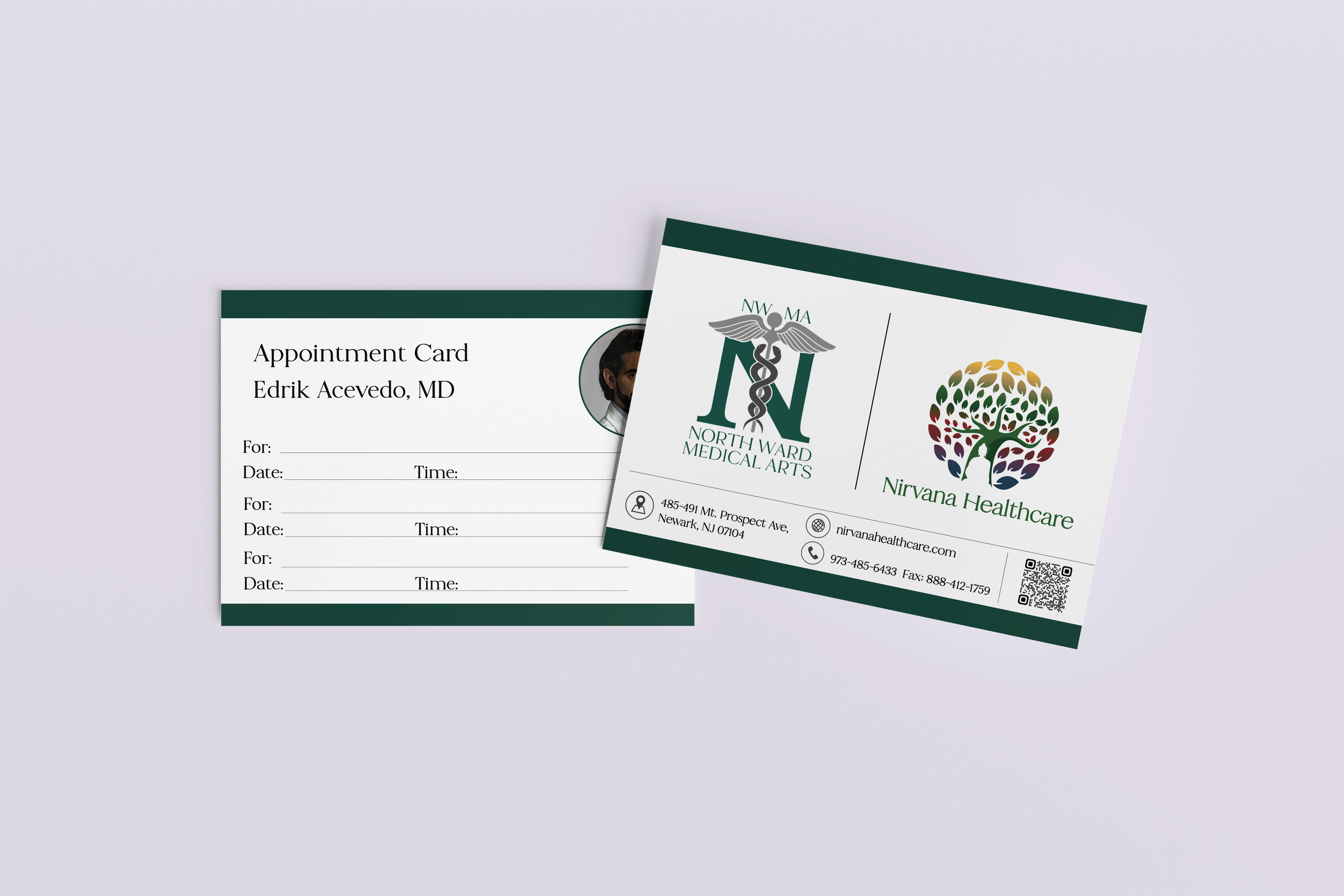 Nirvana appointment cards alternate