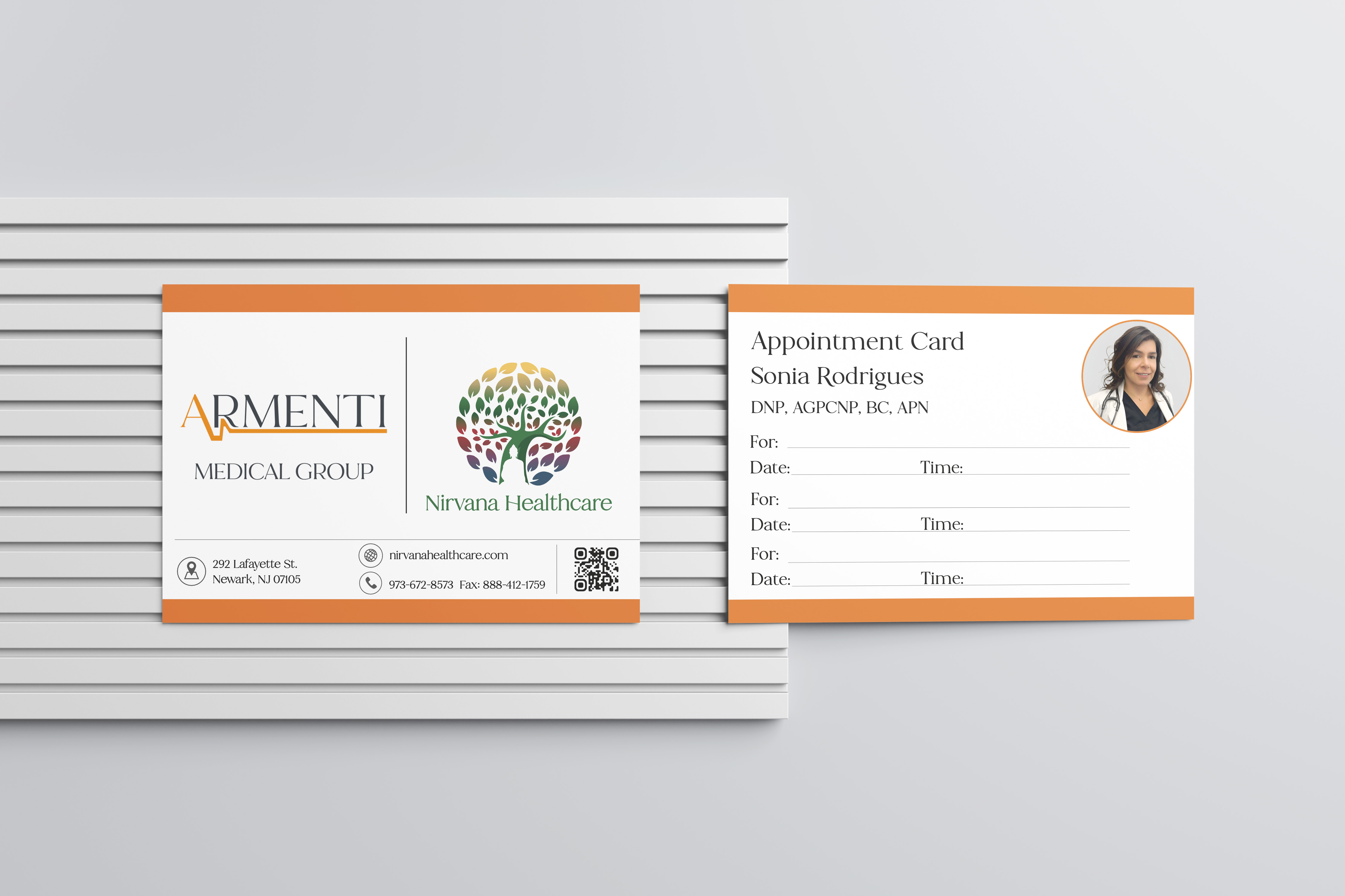 Nirvana appointment cards