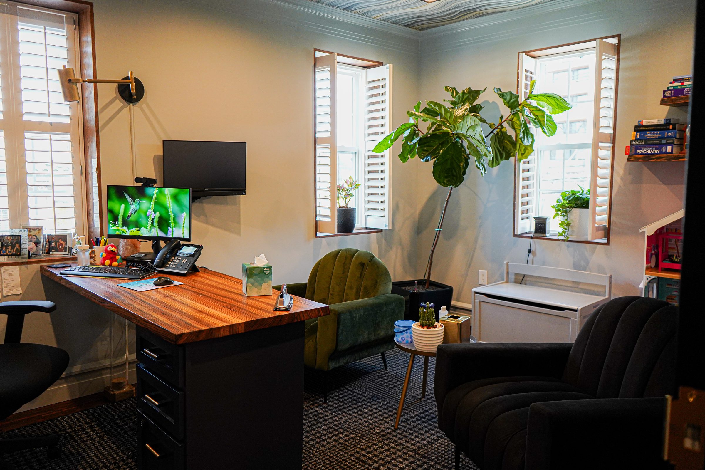 Consult office at a Nirvana Healthcare clinic, photographed on location