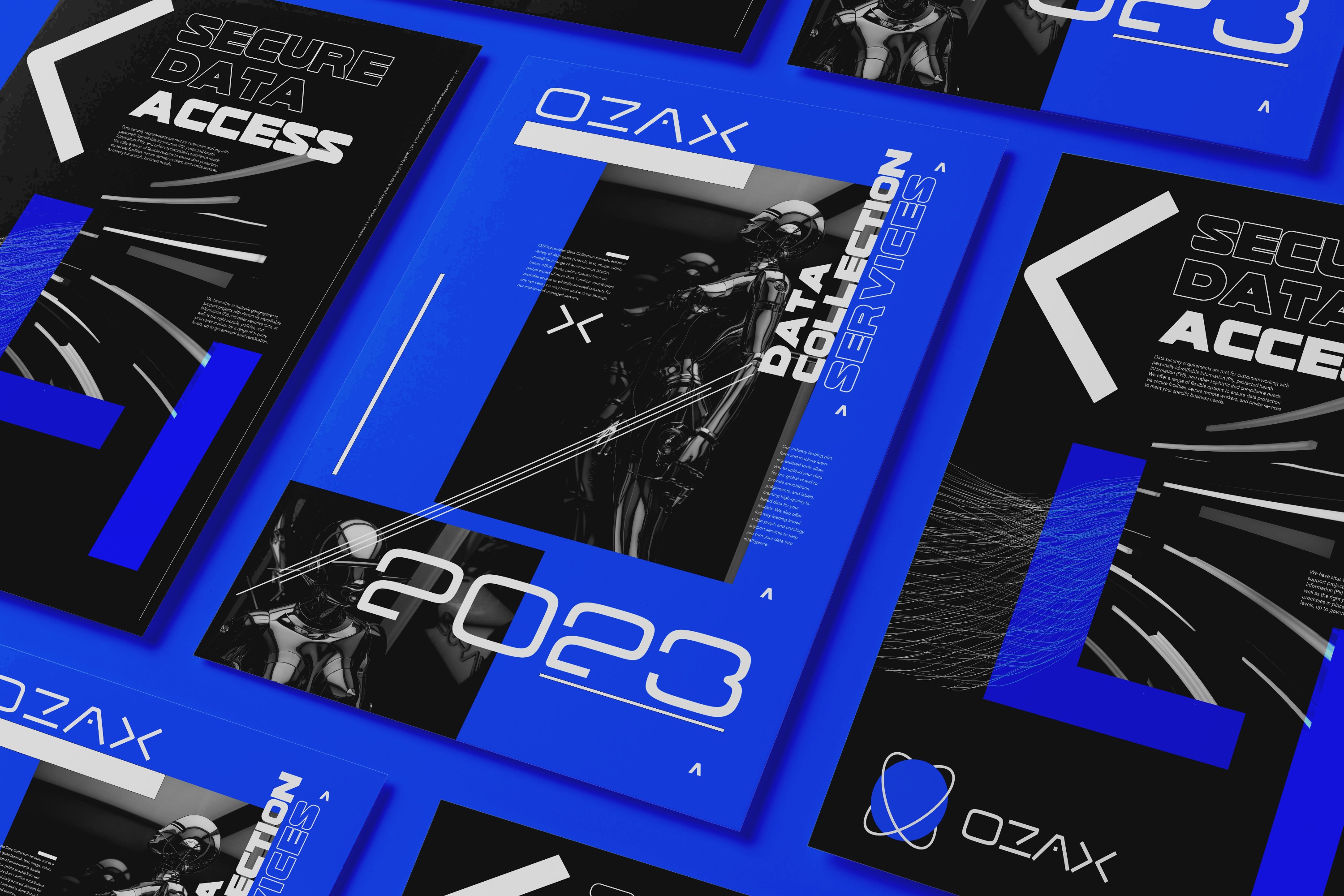 OZAX brand poster